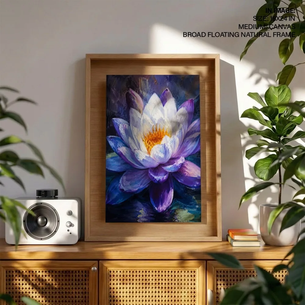 Tranquil Water Lily – Vastu Home Decor, Northeast, For Spiritual Awakening