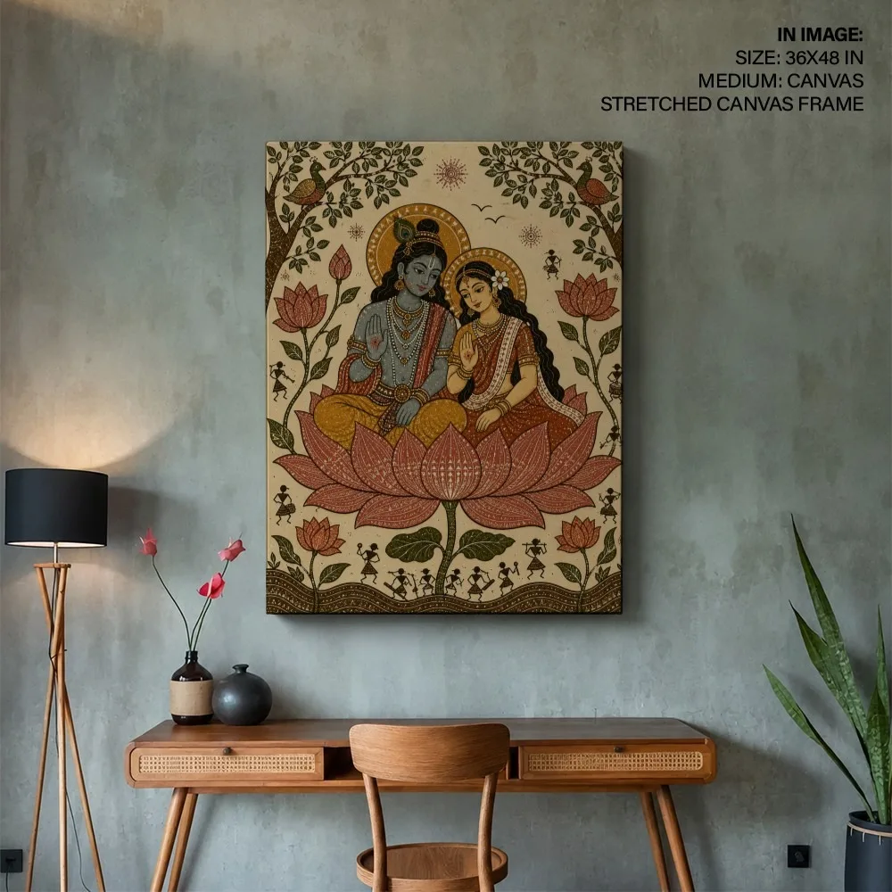 Serene Lotus Deities – Vastu Shastra Space Decor, Northeast, For Love & Harmony