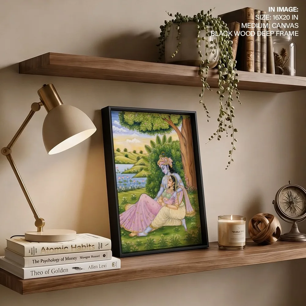 Krishna and Radha's Embrace – Vastu Shastra Space Decor, Northeast, For Love & Harmony