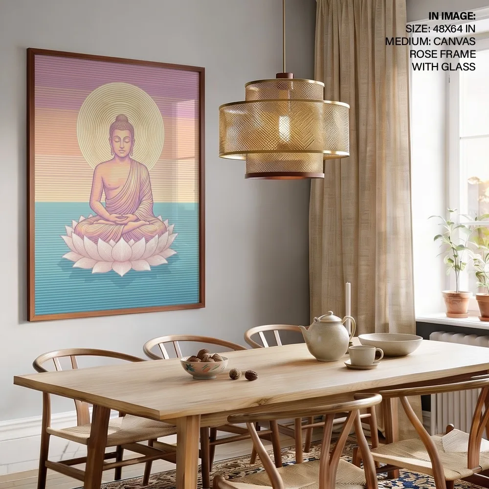 Buddha's Dawn Serenity – Vastu Shastra Space Decor, Northeast, For Meditation & Spirituality
