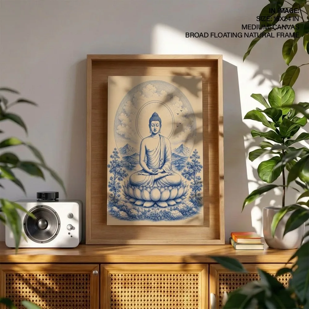 Serene Meditating Buddha – "Vastu Shastra Space Decor, Northeast, For Meditation & Spirituality
