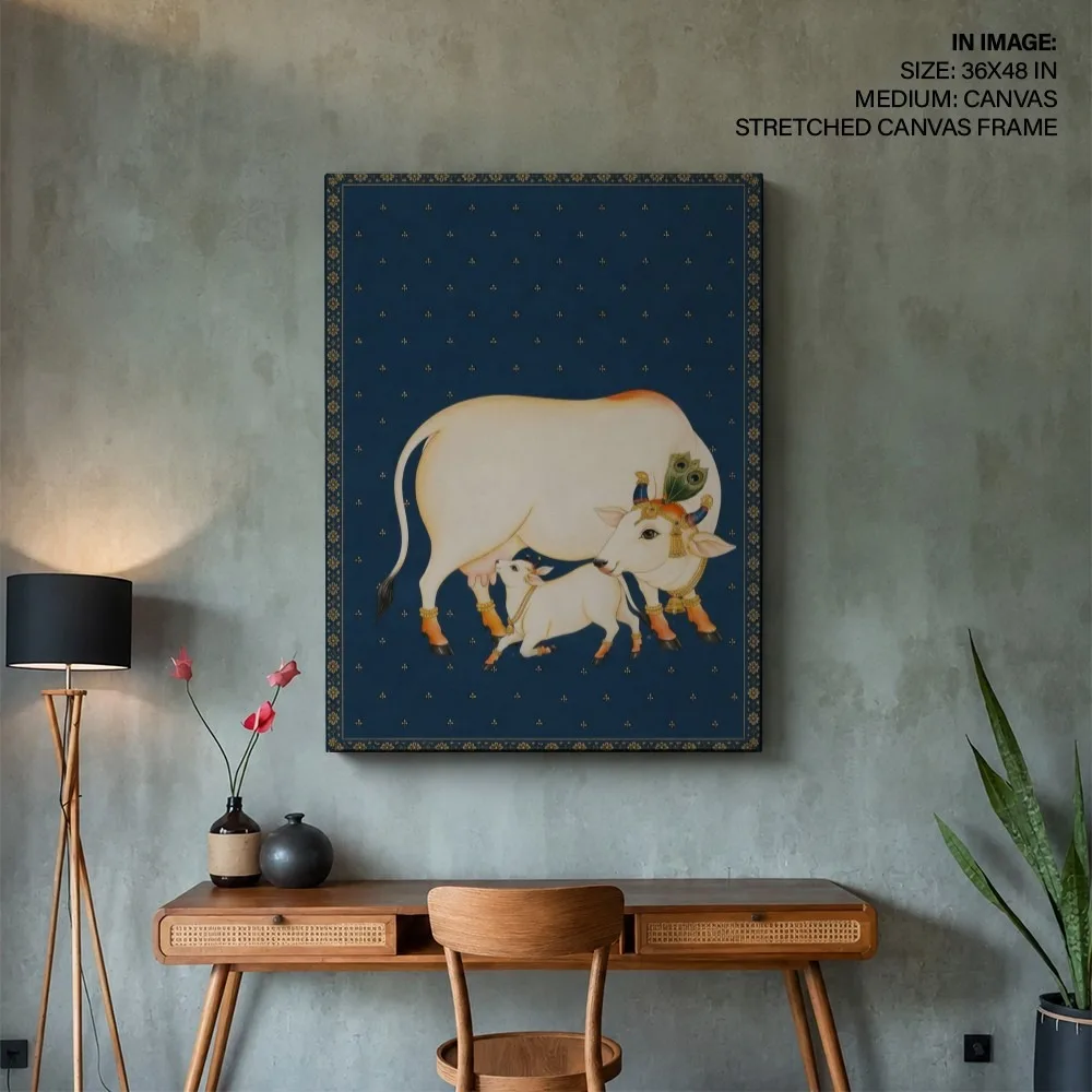 Sacred Cow and Calf – Vastu Shastra Space Decor, Northeast, For Peace & Prosperity