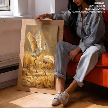 Golden Cranes
