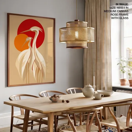 Egret Sun Art