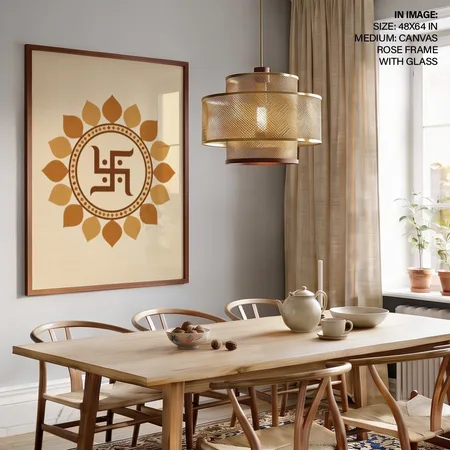 Brown Swastika Mandala