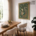 Kalamkari Peacock Vastu Painting