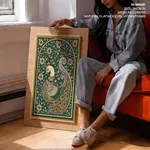 Kalamkari Peacock Vastu Painting