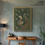 Kalamkari Peacock Vastu Painting