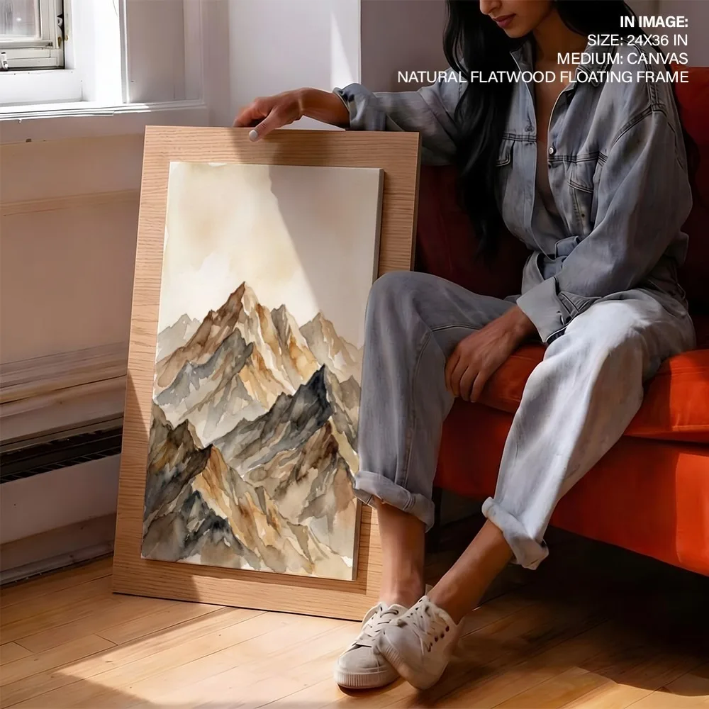 Oriental Layered Mountains – Vastu Home Decor, Southwest, For Stability and Support