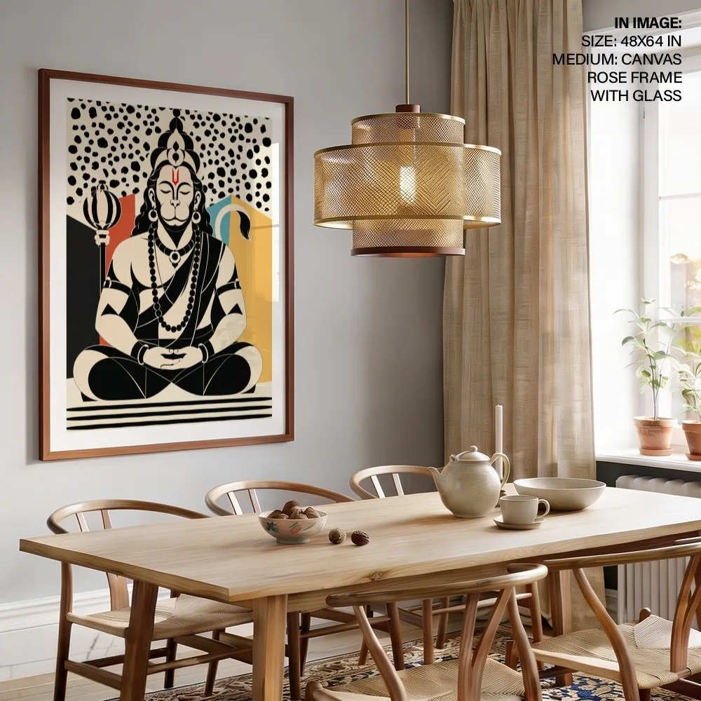 Shri Hanuman Asana – Modern Divine Art
