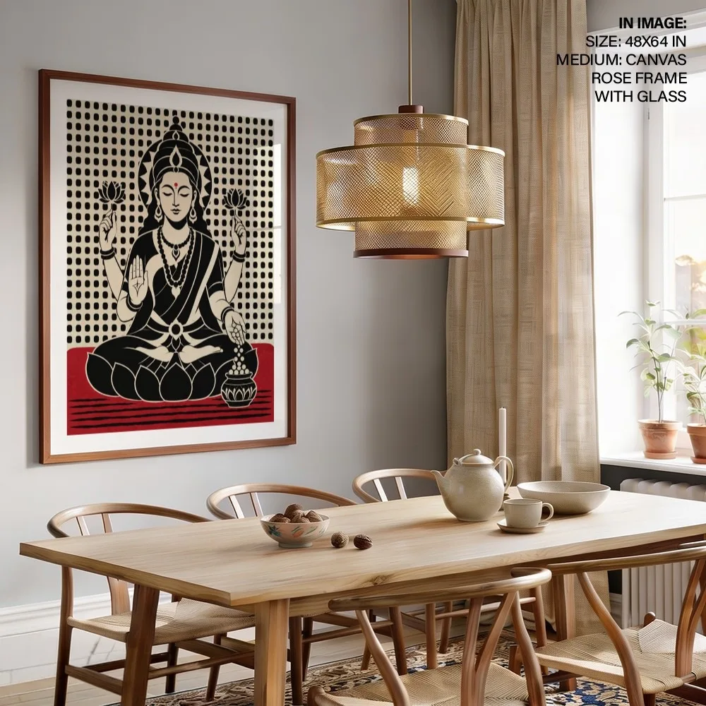 Maa Lakshmi Dhan Varsha – Modern Divine Art