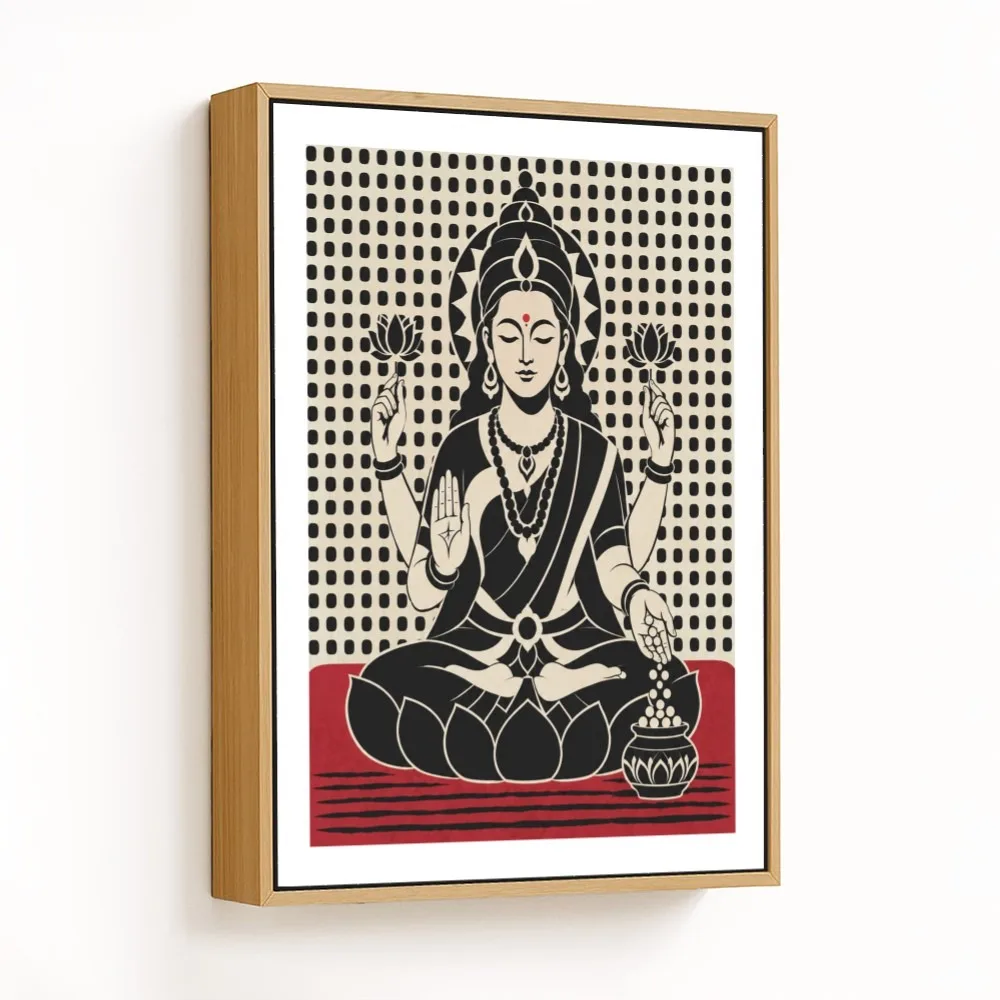 Maa Lakshmi Dhan Varsha – Modern Divine Art