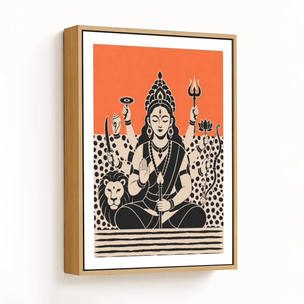 Maa Durga Dhyan – Modern Divine Art
