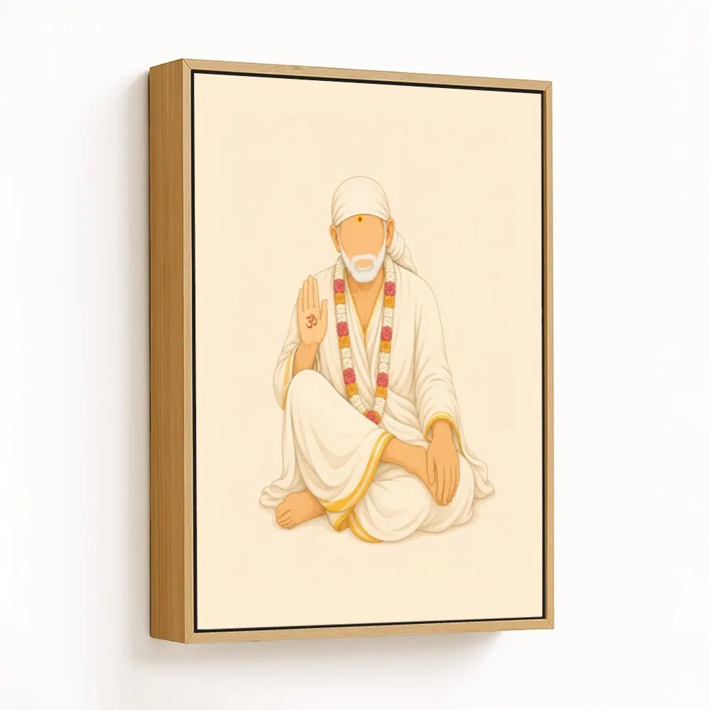 Shri Sai Baba Ashirwad – Indian Divine Wall Art