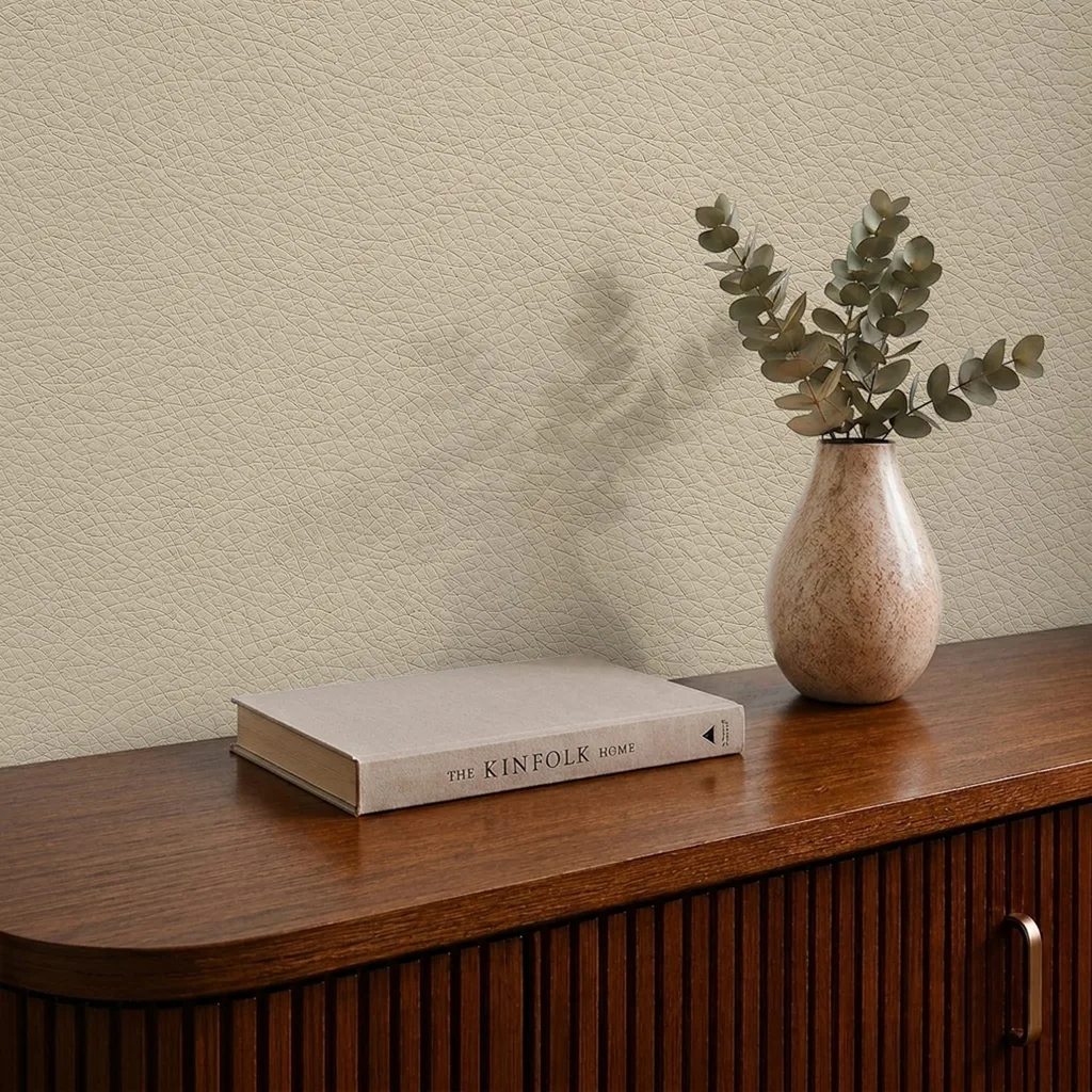 Modern Beige Leather Texture