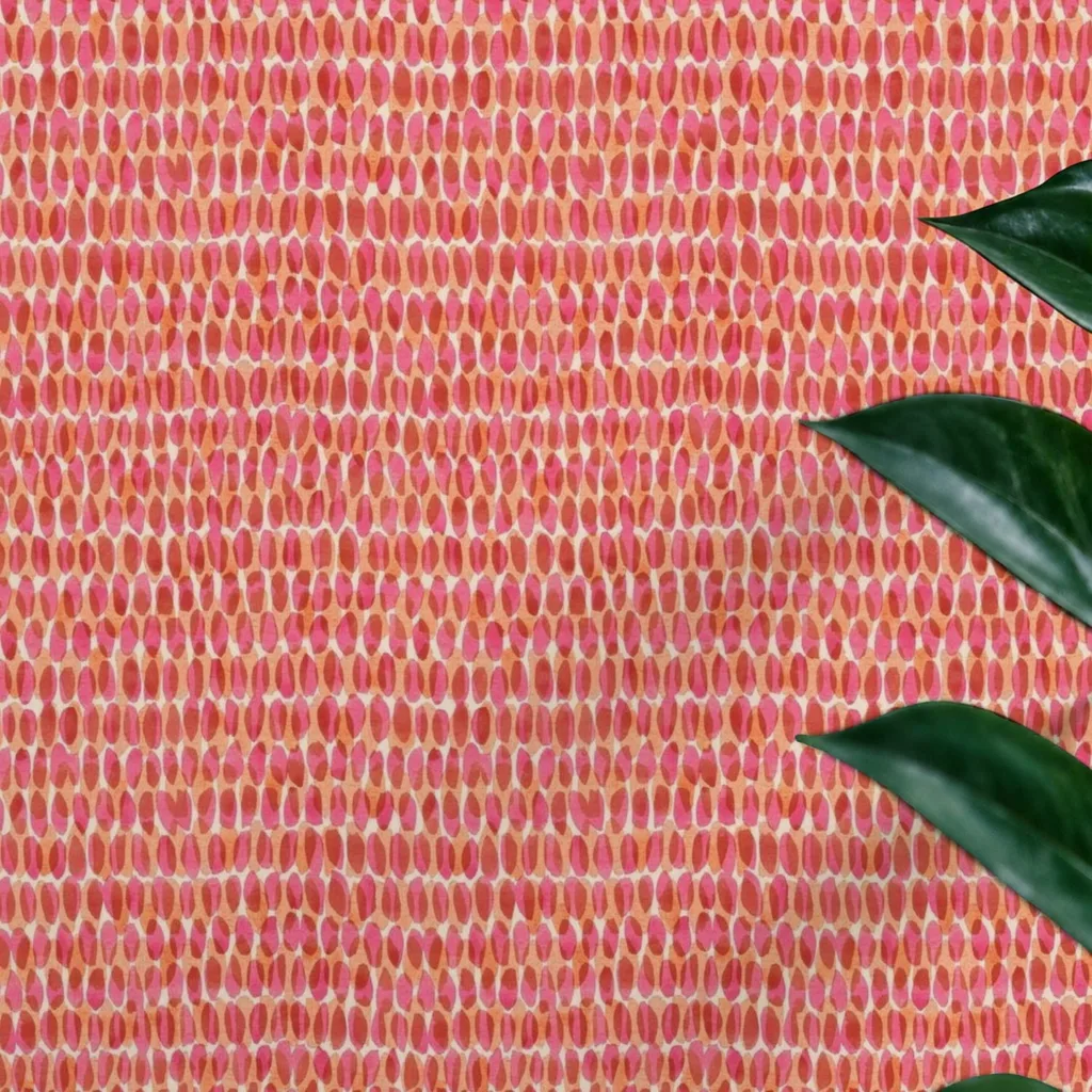 Abstract Pink Orange Pattern