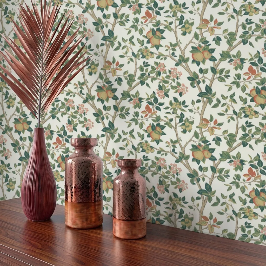 Botanical Apple Tree Pattern