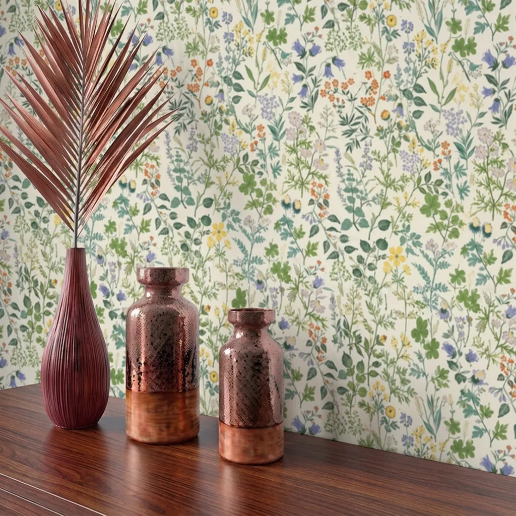 Botanical Wildflower Field Pattern