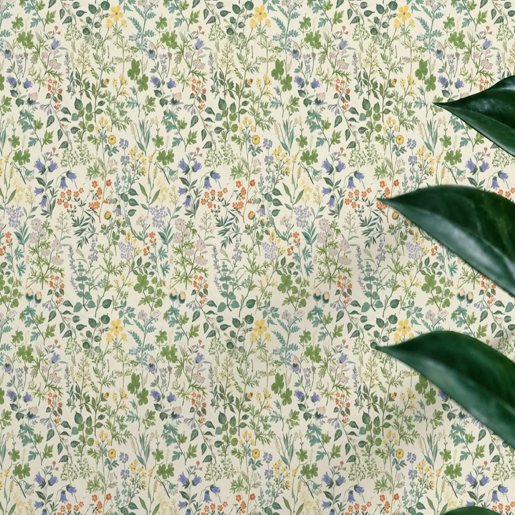 Botanical Wildflower Field Pattern