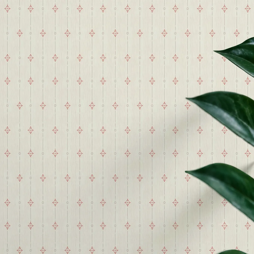 Traditional Floral Stripe Pattern