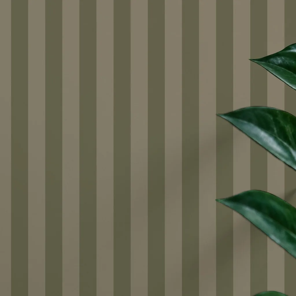Geometric Vertical Stripes Brown