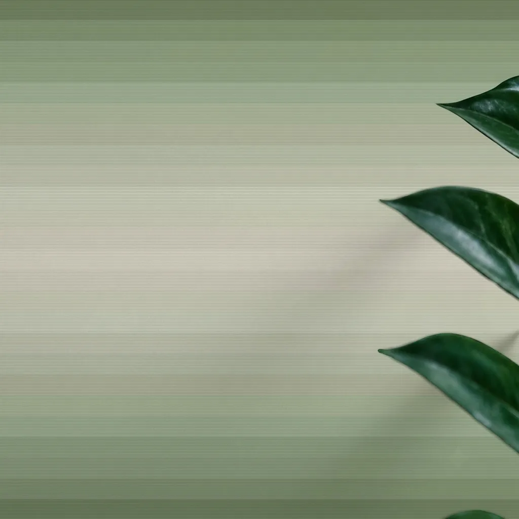 Minimalist Green Gradient Stripes