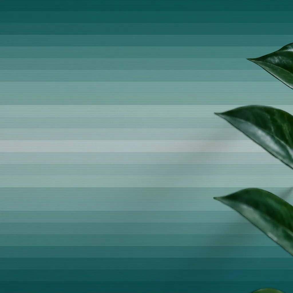 Abstract Teal Stripes