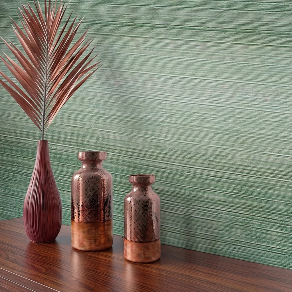 Abstract Green Textured Lines