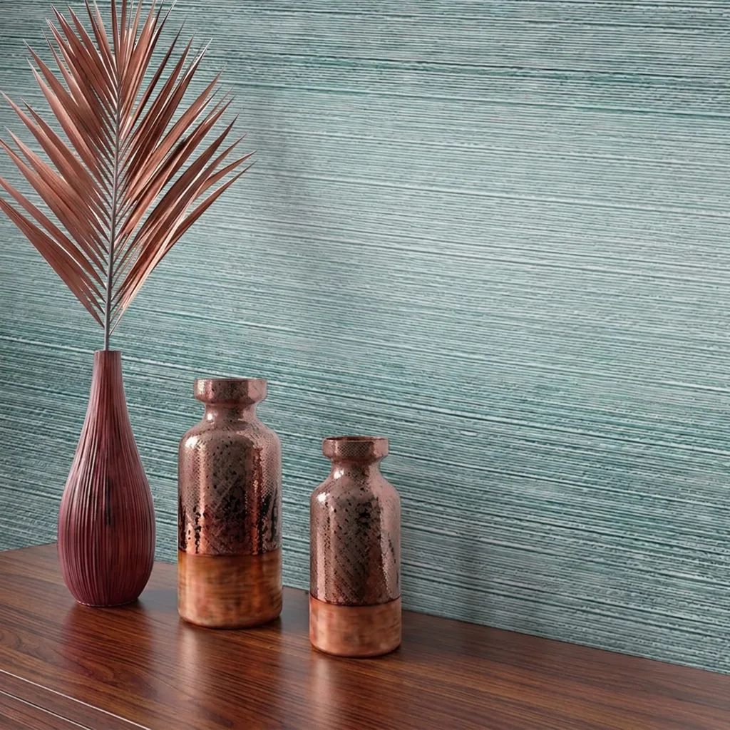 Abstract Striped Texture Teal