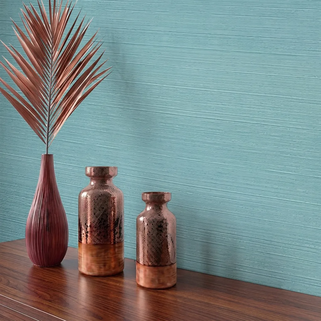 Minimalist Textured Teal Lines