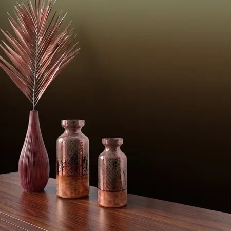Abstract Brown Gradient Stripes