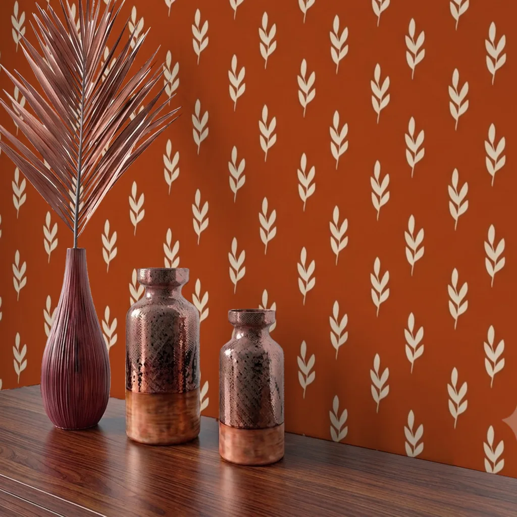 Bohemian Leaf Sprig Pattern