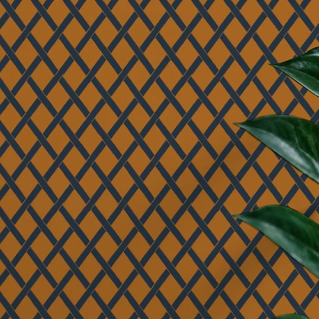 Geometric Intersecting Bands Pattern