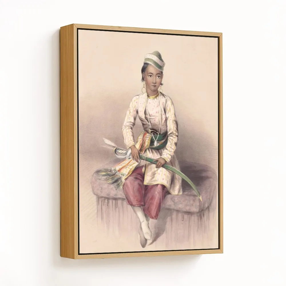 A Young Hill Rana by Emily Eden (1844) – Wall Hanging