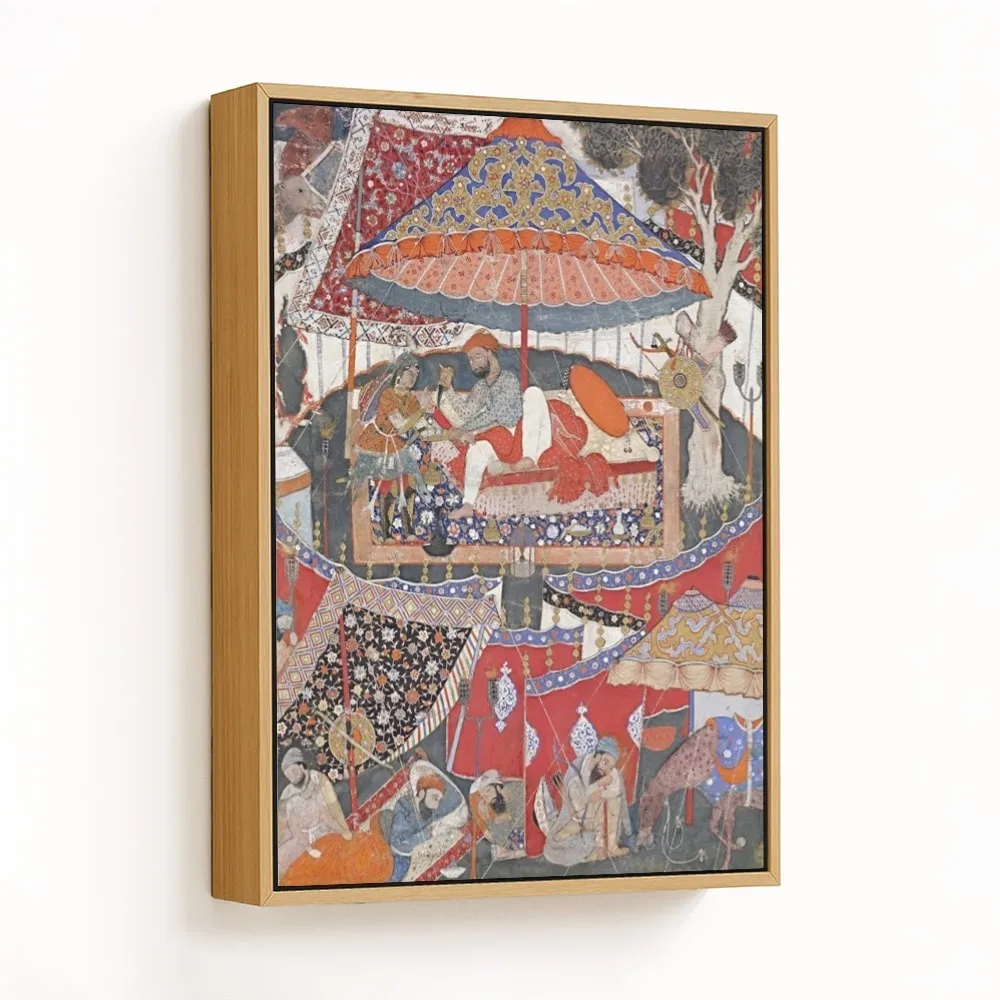 A page of the Dastan-i Amir Hamza (Hamzanama) by Unknown Artist (c1567-1582) – Wall Art