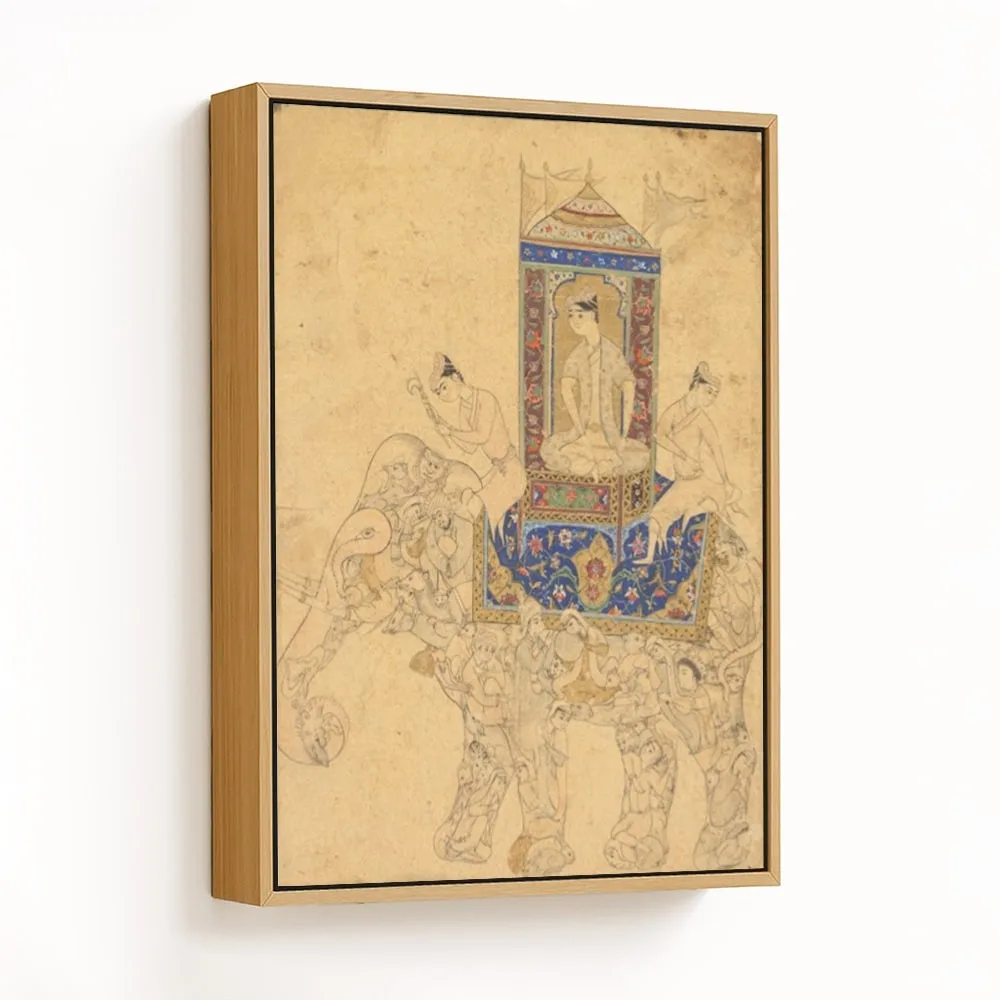 A prince riding a composite elephant by Unknown Artist (c1590) – Wall Art
