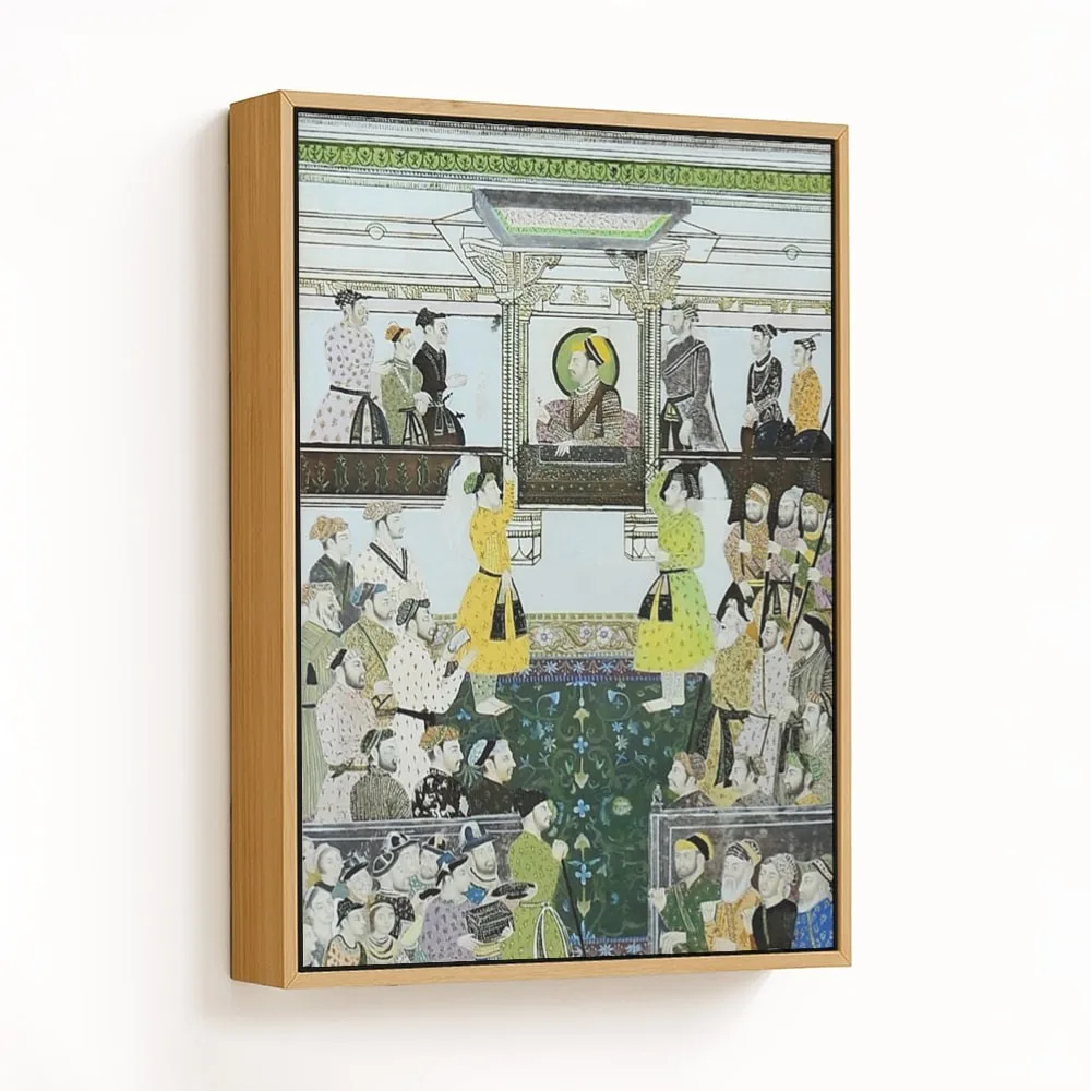Court scene of Emperor Shahjahan by Unknown Artist (1900-1999) – Wall Hanging