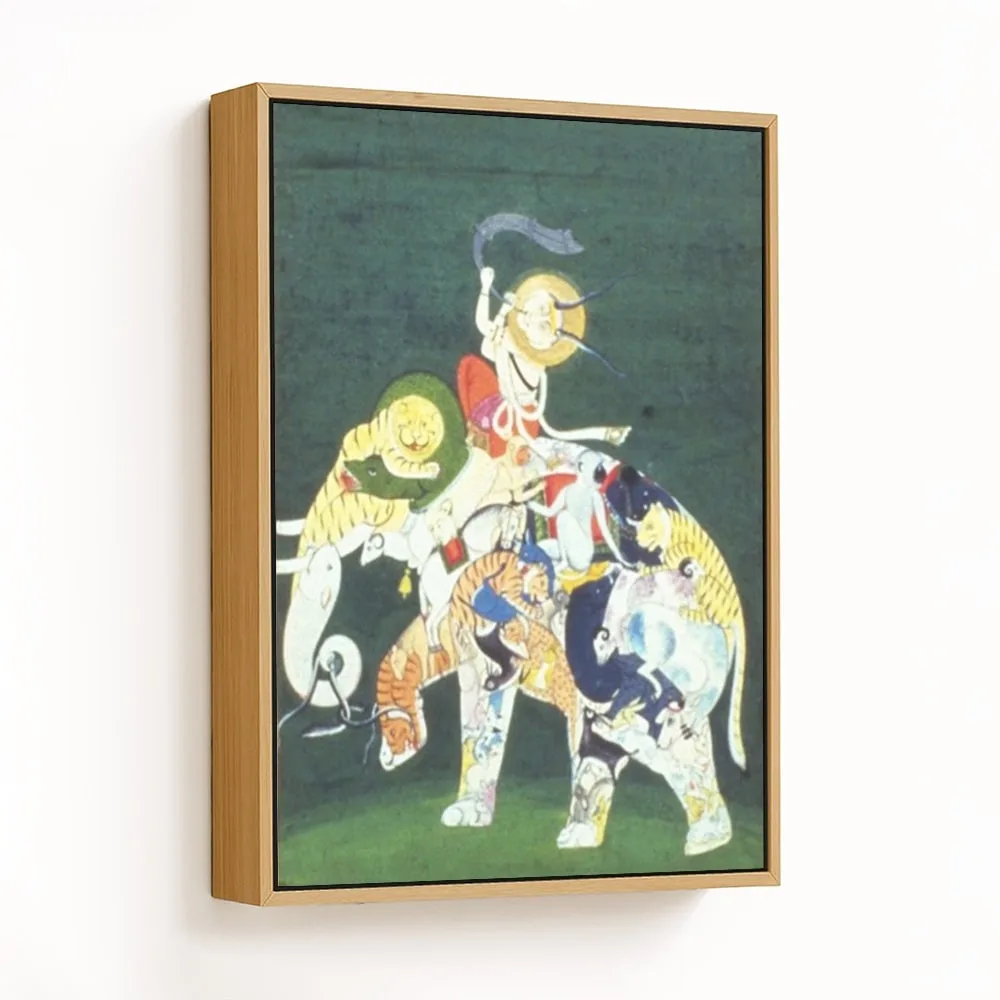 Demon riding composite elephant by Unknown Artist (1770-1800) – Home Decor