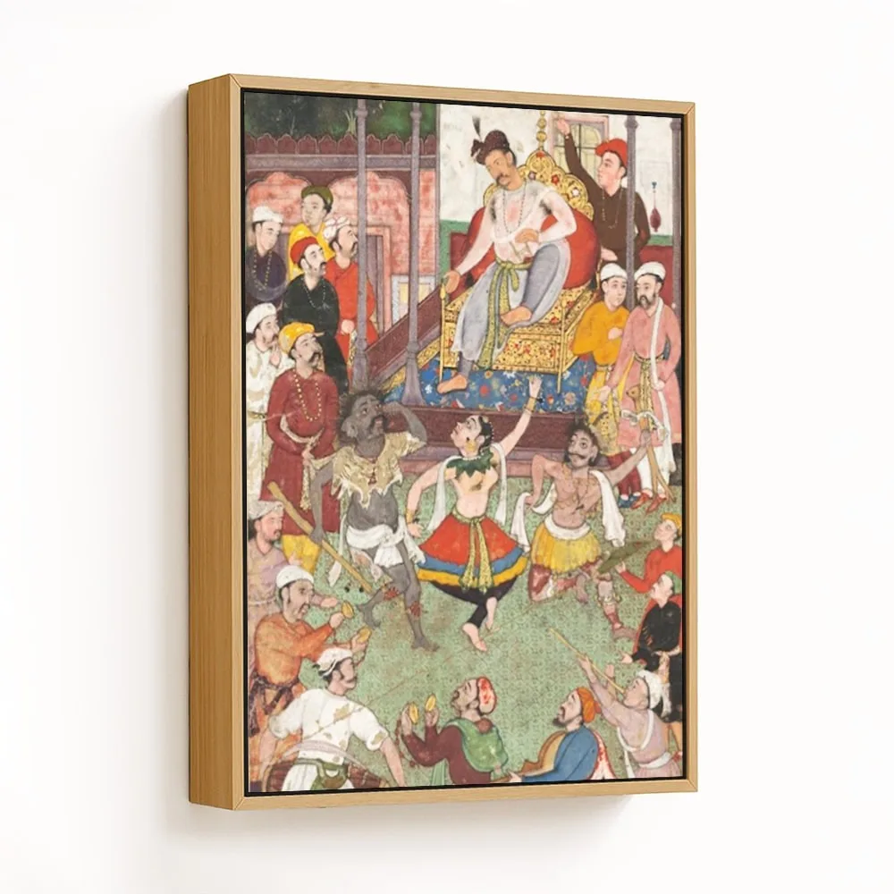 Grotesque Dancers Performing by Unknown Artist (c1600) – Wall Art