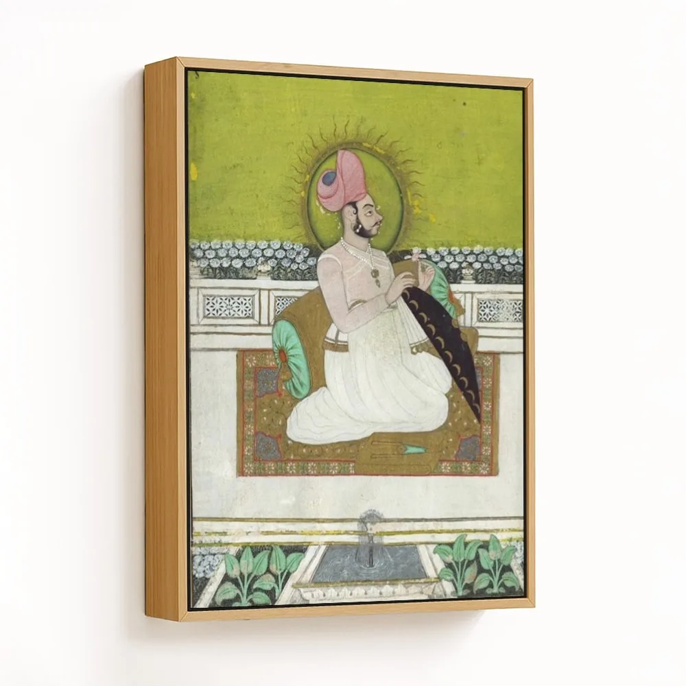 Maharawal Mulraj Singh II of Jaisalmer (1762-1820) by Unknown Artist (1781) – Wall Hanging
