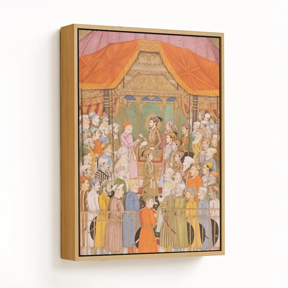 Shah Jahan in Audience by Unknown Artist (c1700-1725) – Wall Hanging