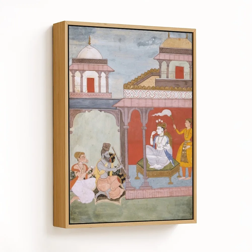 Shri Raga, Folio from a Ragamala (Garland of Melodies) by Unknown Artist (c1625) – Home Decor