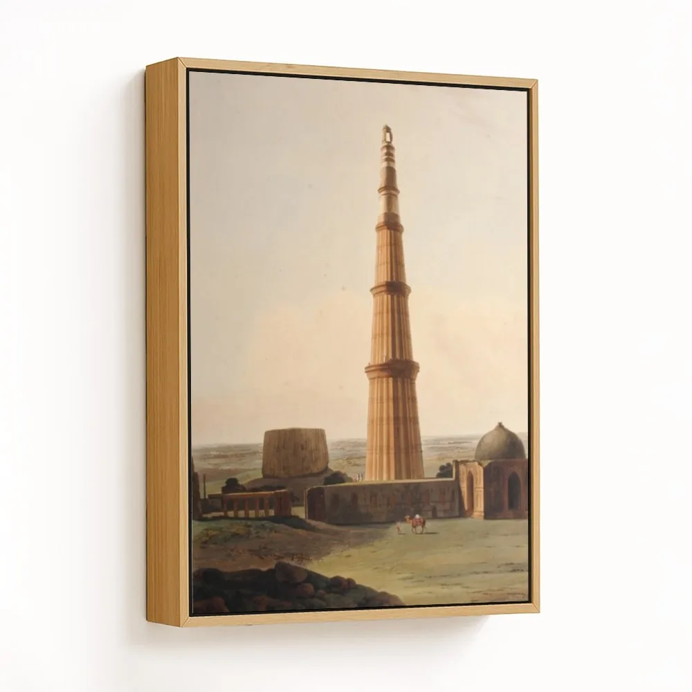 The Cutub Minar near Delhi by Thomas Daniell (1808) – Wall Decor