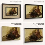 A study of a reclining dancer (Nautch Girl) at Banaras by Edwin Lord Weeks (c1893-1900) – Wall Decor