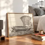 An Indian Sailing Vessel by William Hodges – Wall Painting