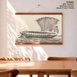 An Indian Sailing Vessel by William Hodges – Wall Painting