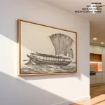 An Indian Sailing Vessel by William Hodges – Wall Painting