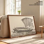 An Indian Sailing Vessel by William Hodges – Wall Painting