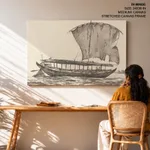 An Indian Sailing Vessel by William Hodges – Wall Painting