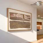 Ganga and Jamuna by Unknown Artist (1983) – Wall Painting